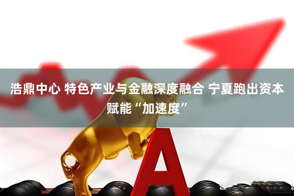 浩鼎中心 特色产业与金融深度融合 宁夏跑出资本赋能“加速度”
